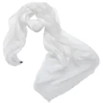 Silkechiffon 1163 XL - Hvidt, 1163-00, hvidt, tørklæde, silketørklæde, silke, ren silke, 100% silke, stola, bolero, sjal, konfirmation, konfirmationstøj, konfirmationstilbehør, kor, luksus, lækkert, smukt, biti, ribe, håndrullede kanter, let, tyndt, fint, elegant,