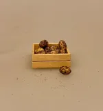 Miniature Kasse med Kartofler