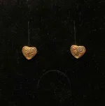 Bronze ørestikkere - Hjerter, amuletter, hjerter, hjerteøreringe, kærlighed, Vikingeørestikkere Bronze - Jordknuden Lille, vikinger, vikingesmykker, vikingeørestikkere, ørestikkere, studs, bronze, guld, ægte, vikingetiden, keltiske, gyldne, små, flettede, fletværk, kopismykker, kopi, fund, udgravninger, guldskat, sølvskat, vikingekopi, museumssmykker, museumssmykke, knude, knuder, interessante, flotte, specielle, nordiske, guder, aser, asatro, solhverv, evigheden, infinity, never ending, amulet, amuletter, harmoni, harmoniske, ribe, ansgar, dagmar, vadehavet, domkirkepladsen, domkirke, biti,