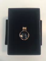 vikingesmykker - vikingevedhæng m gotlandsk krystal