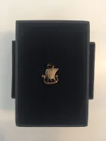 Vikingesmykke vikingeskib - vikingevedhæng skib stævn bronze