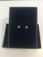 vikingesmykke - ørestikkere øreringe i bronze keltisk knude