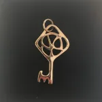 Vikingevedhæng i bronze - Himmelnøgle stor vikingesmykke - vikingevedhæng vedhæng bronze vikinge nøglen til himmeriget, himmelnøgle, amulet, original, ægte, fund, vikingesmykker, museumssmykker, kobberbryllup, gave, gaveide, aser, fund, guder, gamle, mytologi, nordisk, biti, ribe
