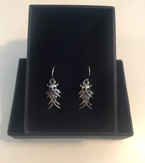 vikingesmykker - odinmaske ørehængere øreringe