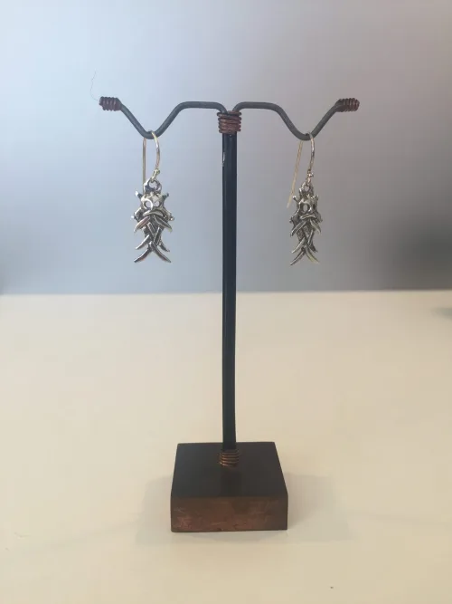 vikingesmykker - odinmaske ørehængere øreringe