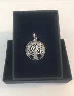 vikingesmykke - vedhæng livets træ yggdrasil i sølv