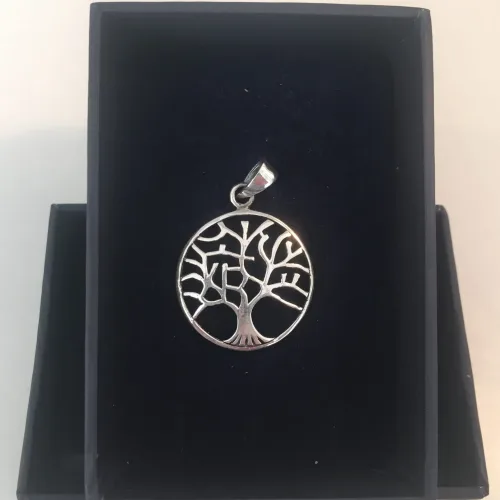 yggdrasil livetstræ vedhæng sølv vikingesmykke