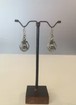 vikinge ørehængere i bronze - Freja rund