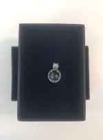 c Vikingevedhæng i Sølv m. Gotlandsk Krystal - M - Billede 3