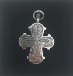 Vedhæng i sølv - Dagmarkors mellem, vikingesmykker, museumssmykker, kopi smykker, dagmar, dronning dagmar, ribe, vadehavet, fund, kors, biti, Vedhæng i sølv - Dagmarkors stort, sølvkors, dronning, Dagmar, ud i Ribe, sølvvedhæng, sølvkors, kors, sølvsmykke, stort, flot, ribe, fund, museumssmykker, kopi, ægte, original, sterling sølv,