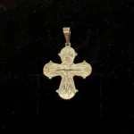 Vedhæng i sølv - Dagmarkors apostle, Vedhæng i sølv - Dobbeltsidet Dagmarkors, dronning dagmar, ribe, vadehavet, biti, museums smykker, kopismykker, vikingekopier, kors, fund, danefæ, kristent kors, sølvkors, sterling sølv, ægte sølv,