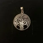 Vikingevedhæng i sølv - Livets træ Yggdrasil Eg, ask, yggdrasil, livstræet, vedhæng, ægte,original, fund, kopi, museumssmykke, gamle, guder, aser, asatro, mytologi, nordisk, biti, ribe