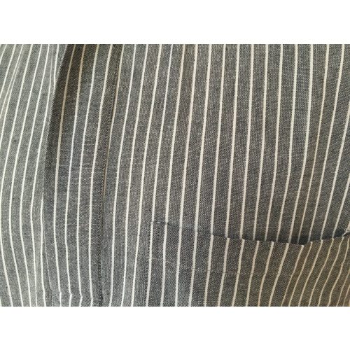 Bondeskjorte i bomuld - Grå (stof 974), voksen