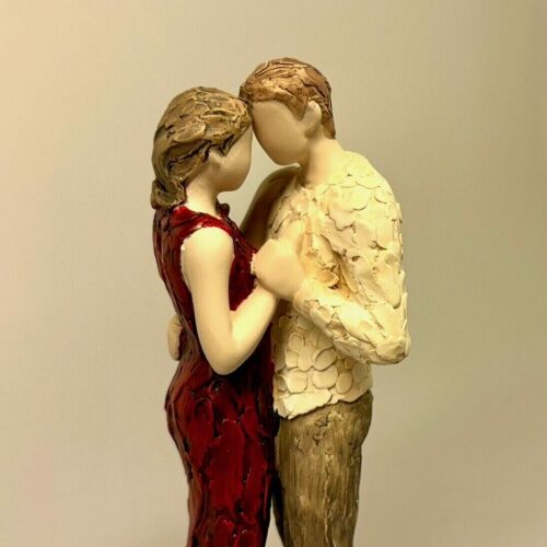 More Than Words Lille Par der står sammen - Day to Remember, bryllupskage, kagetop, kagefigur, lille, let, rød,