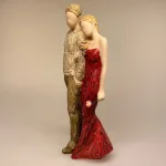 Arora, More than words Par arm i arm - Everlasting Love rød, "More than words" - Par, arm i arm - Everlasting Love rød - Par, arm i arm "Everlasting Love" - kærlighed - bryllup - bryllupsgave - sølvbryllup - brudepar - kobberbryllup -