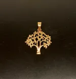 Vikingevedhæng i bronze - Livets træ "Yggdrasil Yduns æbler" vikingevedhæng bronze livets træ yggdrasil yduns æbler