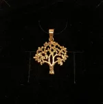 Vikingevedhæng i bronze - Livets træ "Yggdrasil Yduns æbler" vikingevedhæng bronze livets træ yggdrasil yduns æbler