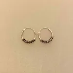 Creoler i sølv Ø 12 mm med twistet snoning, billige, ægte, sterling, holdbare, cool, Ø 12 mm Creoler sølv med twistet snoning, biti, ribe, twistet, snoet, Sølvøreringe, sølv smykker, ørenringe, øreringe, runde, ringe, hoops, creol, creoler,