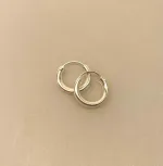 Creoler i sølv Ø 16 mm glatte hoops 3mm, Ø 16 mm, sø 3016, runde, øreringe, ørenringe, hoops, runde ringe, glatte, chunky, ægte sølv, sterling sølv, billige, god kvalitet, flotte, stilige, stilrene, biti, ribe