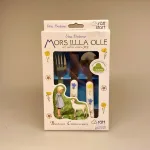 Elsa Beskow børnebestik - Mors lille Ole, barselsgave, dåbsgave, til de små, nostalgisk, emil, børneservice, barnebestik, Mors lille Ole Elsa Beskow service bestiksæt