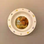 Elsa Beskow dyb tallerken - Mors lille Ole, skål, barnedåb, dåbsgave, barselsgave, astrid lindgren, svensk, nostalgisk, retro, Mors lille Ole Elsa Beskow service dyb tallerken