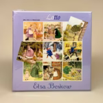 Elsa Beskow Lotto spil - billedlotteri, lotto, børnespil, spil for børn, gaveidé, barnedåb, dåbsgave, barselsgave, babyshower, tante lilla, tante grøn, tante brun, astrid lindgren, svensk, sverige, nostalgisk, lækkert, småland, ting til børn, børneting,