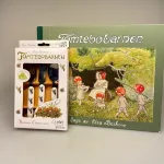 Elsa Beskow børnebestik - Tomtebobørnene, barnedåb, dåbsgave, barselsgave, gaveidé, børneservice, nostalgisk, svensk, emil, astrid lindgren,Elsa Beskow service Børne bestik Tomtebo børnene