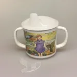 Elsa Beskow børne kop - Mors lille Ole, tudkop, børnekop, barnekop, plastikkop, lågkop, lågkrus, Elsa Beskow service krus Mors lille Ole
