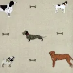 Forklæde i Bomuld med tryk - Unisex - Hunde