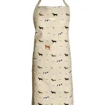 Forklæde i Bomuld med tryk - Unisex - Hunde