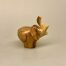 Håndskåret Elefant af Træ med Snabel op - Stor, elefantfigur, træelefant, elefanter, ting med elefanter, elephant, træfigur, kunsthåndværk, træskærearbejde, design, enkel, god stil, flot, speciel, træsnit, lille, figur, biti, ribe,, Elefant - Håndskåret af Træ - Mellem Brun med snabel op
