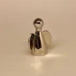 Salt og Peber - Engel saltbøsse lys sølv, salt, saltbøsse, strøsalt, saltstrøer, engleting, ting med engle, skytsengel, våger over dig, passer på dig, elegant, flot,stilren, minimalistisk, sjov, flot, kvalitet, engel og djævel, salt og peber, salt og pebersæt, saltkværn, bordsalt, salt på bordet, salt til et æg.