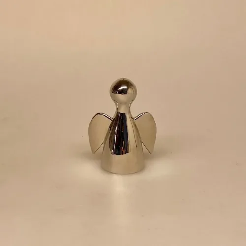 Salt og Peber - Engel Saltbøsse Lys Sølv - Billede 5