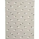 Viskestykke Bomuld med tryk - Får, lam,