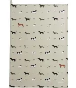 Viskestykke Bomuld med tryk - Hunde