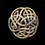 Vikinge broche i sølv - Keltisk flet "Evigheden"