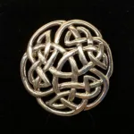 Vikinge broche i sølv - Keltisk flet "Evigheden"
