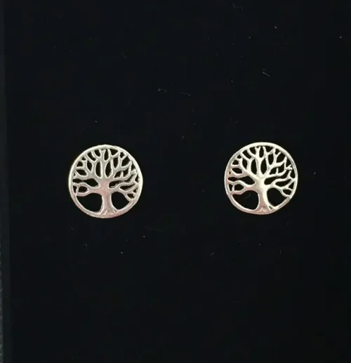 livets træ yggdrasil livstræet vikingesmykker viking smykke øreringe sølv ørestikker