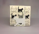 Servietter hvide med sorte Katte - Servietholder metal - Kat Hvid, Servietholder Metal - Kat Hvid, brevordner, servietholder, servietstativ, metal, holder, katte, kat, kattemotiv, servietter, servietkat, ting med, misser, katteejer, katteting, gave, gaveide, passer, fodrer, biti, ribe
