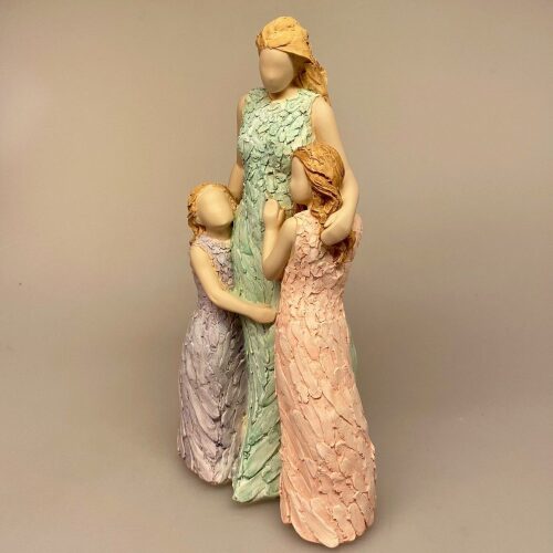 Arora "More than words" - Kvinde med to piger - Special Bond - Arora "More than words" - Kvinde med to piger "Special Bond" - søstre - mor og døtre - Mors Dag - papsøstre - moster - faster - niecer -