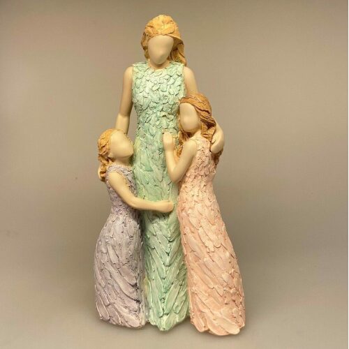 Arora "More than words" - Kvinde med to piger - Special Bond - Arora "More than words" - Kvinde med to piger "Special Bond" - søstre - mor og døtre - Mors Dag - papsøstre - moster - faster - niecer -