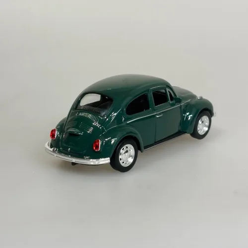 VW Folkevogn Bobbel Classic - Mørkegrøn, Bil metal VW - Folkevogn Bobbel - "classic" Mørkegrøn
