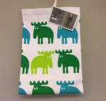 Viskestykke Bomuld med tryk - Elge grøn/turkis, Viskestykke Bomuld med tryk - Elge grøn/turkis, viskestykke, nordisk, svensk, design, kvalitet, elg, elge, elgsdyr, älg, moose, elks, sjovt, gaveidé, julegave, jagt, køkken, madlavning, kok, grøn, grønne farver, moderne, biti, ribe