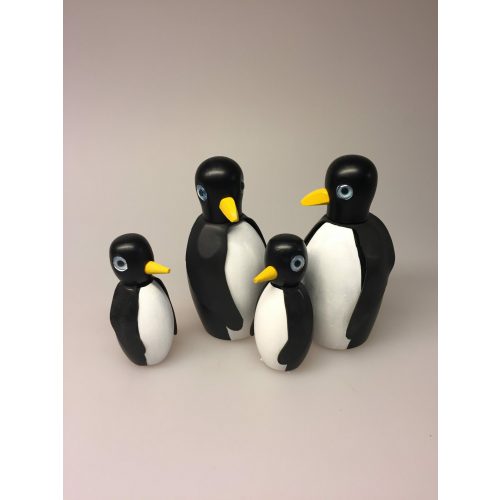 Pingvin - håndlavet af træ - lille - Pingvin - håndlavet af træ - stor