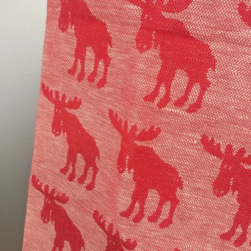 Forklæde Vævet Hør/Bomuld - Elge Rød/Natur, Viskestykke vævet - Hør/Bomuld - Rød/natur Elge, Hør/Bomuld - sort/grå Elge, natur, naturmaterialer, svensk design, sverige, elg, elge, moose, elsdyr, ting med elge, elgeting, tekstiler, textil, køkkentekstiler, nordisk, design, kvalitet, oøkologisk, biri, ribe