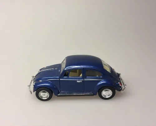 Bil metal VW - Folkevogn Bobbel - "classic" Blå Metallic