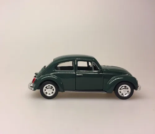 Bil metal VW - Folkevogn Bobbel - "classic" Mørkegrøn