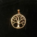 Vikinge vedhæng i bronze - Livets træ - rund Yggdrasil, vikingesmykker, original, ægte, guld, kobber, bronze, museumssmykker, livtræet, gave, gaveide, kobberbryllup, kopi, smykker, fund, ribe, aser, gamle, nordisk, danske, mytologi,