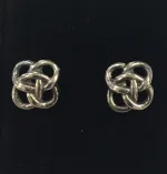 Vikingeøreringe i sølv - ørestikkere Jordknude lille