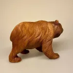 Bjørn - håndskåret træ - stor